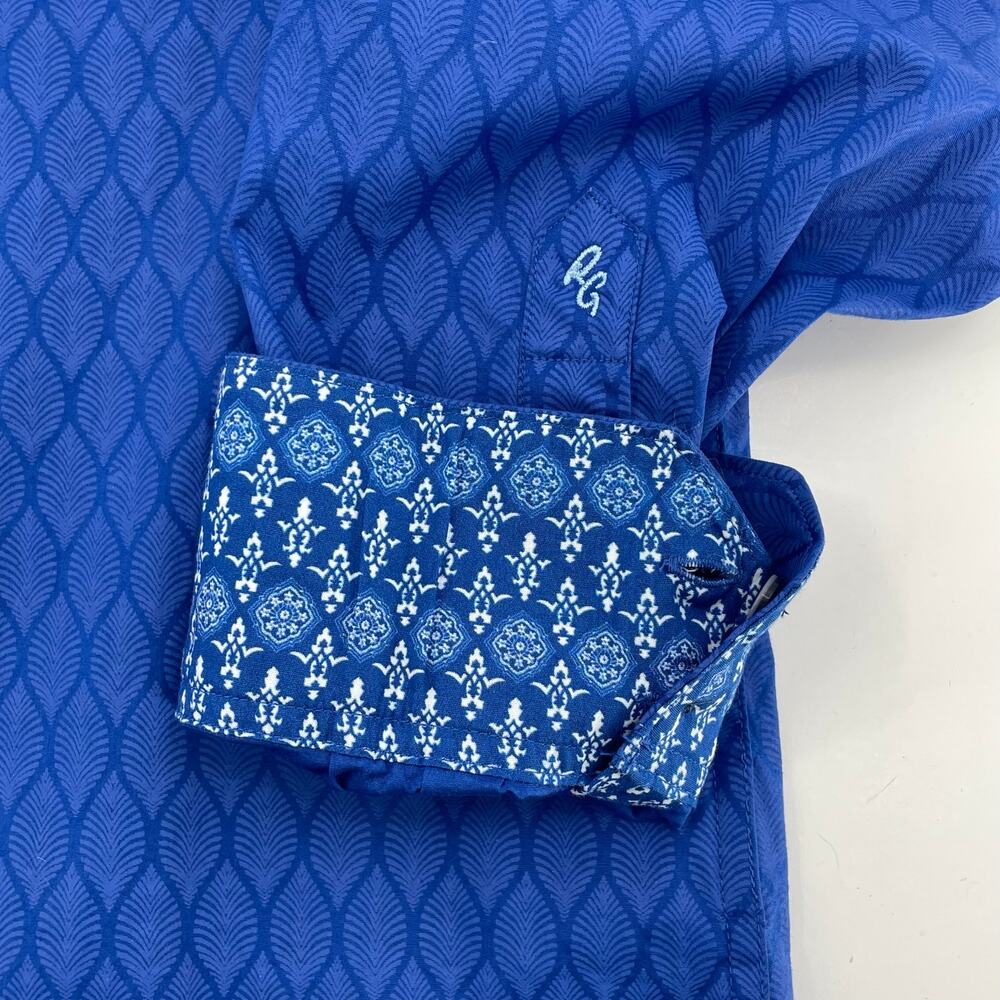 Robert Graham Men's Becker Long Sleeve Shirt, Button Down, Sz. 2XL Preppy - Picture 8 of 10